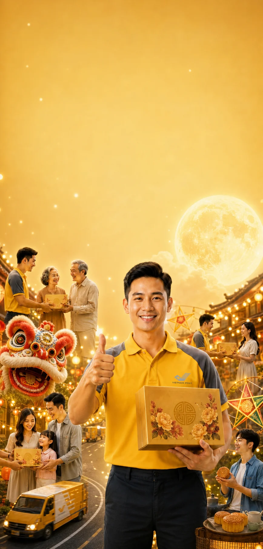 Dịch vụ chuyển phát bánh Trung Thu của Bưu điện Việt Nam